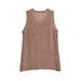 Color-Fall Women Clothing Jacquard Mesh Knitted Top Camisole-Fancey Boutique