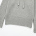 Color-Alpaca Hoodie Women Autumn Winter Sports Idle Blended Yarn Gray Brocade Sweater-Fancey Boutique