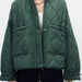 Color-Autumn Quilted Hooded Large Loose Pockets Cotton Coat Jacket-Fancey Boutique