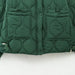 Color-Autumn Quilted Hooded Large Loose Pockets Cotton Coat Jacket-Fancey Boutique
