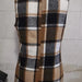 Color-Spring Autumn Winter Women Top Polo Collar Single Breasted Vest Plaid Coat-Fancey Boutique