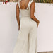 Color-Bandeau Sling Jumpsuit Women Summer Bundle Jumpsuit Sleeveless Waist Women Wide Leg Pants-Fancey Boutique