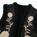 Color-Autumn Winter Women Slim Fit Machine Embroidery Double Sided Vest Short Vest-Fancey Boutique