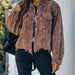 Color-Winter Street Hipster Denim Collared Loose Washed Worn Women Jacket-Fancey Boutique