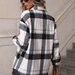 Color-Autumn Plaid Brushed Shirt College All Matching Casual Cardigan-Fancey Boutique