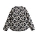 Color-Autumn Winter Collarless Animal Print Loose Cotton Coat Jacket Coat Women-Fancey Boutique