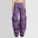 Color-Fashionable Trendy Autumn Niche Design Patchwork Pocket High Waist Straight Cargo Jeans for Women-Fancey Boutique