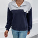 Color-Autumn Women Wear Color Matching Long Sleeve Sweater-Fancey Boutique