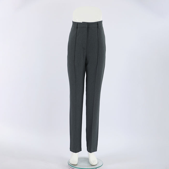 Color-High Waist Pants Slim Fit Pencil Pants Autumn Casual Simple Work Pant Women Formal Pants-Fancey Boutique