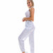 Color-Hip Hop Trousers Women Shiny Breathable Elastic Waist Casual Pants Women-Fancey Boutique