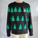 Color-Christmas Tree Jacquard Christmas Sweater Women Casual Pullover Sweater-Fancey Boutique