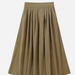 Color-Woolen Skirt Women Autumn Winter Pleated Umbrella Skirt High Waist Design A line Big Hem Dress Korean Women Clothing-Fancey Boutique