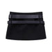 Color-Autumn Winter Women Metal Buckle Decoration Short Skirt Pair Belt Skirt Mini Skirt Slimming-Fancey Boutique