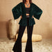 Color-Women Clothing Autumn Winter Embroidered Fluff Coat-Fancey Boutique