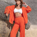 Color-Women Wear Models to Choose Overall Coordination Loose Two Piece Suit-Fancey Boutique