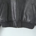 Color-Retro Faux Leather Cotton Jacket Coat for Women Autumn Winter Sexy Stand Collar Zipper Short Varsity Jacket-Fancey Boutique