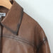 Color-Kendall Jenner Maillard Hand Rub Color Vintage Brown Cropped Leather Coat Women Autumn Winter Trendy Cool Motorcycle Jacket-Fancey Boutique