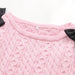 Color-Bow Sweater Early Spring All Matching Youthful Looking Loose Puff Sleeves Mohair Knitwear-Fancey Boutique
