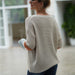 Color-Autumn Winter Stitching Loose Sweater Pullover Round Neck All Matching Sweater Women-Fancey Boutique