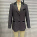 Color-Autumn Women Herringbone Oblique Solid Color Loose Blazer Women-Fancey Boutique