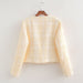 Color-French High Grade Short Chanel Coat Women Autumn Winter Wild Socialite Short Jacket-Fancey Boutique