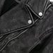 Color-Women Clothing Distressed Effect Faux Leather Motorcycle Jacket Coat-Fancey Boutique