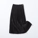 Color-Winter Mid Length Elastic Waist Woolen Pleated Skirt Skirt Women-Fancey Boutique