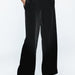 Color-Winter Women Street Elastic Waist Velvet Wide Leg Pants-Fancey Boutique