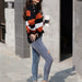 Color-Autumn Winter Women Color Splicing Knitwear Pullover Office Office Oversized Loose Sweater Women-Fancey Boutique