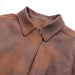 Color-Suede Varsity Jacket Women Spring Autumn Winter Niche Loose Cardigan Brown Jacket Top-Fancey Boutique