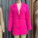 Color-Autumn Winter Women Solid Color Collared Long Sleeve Small Blazer-Fancey Boutique