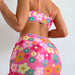 Color-Swimsuit Women Split Bikini Gathering Steel Bracket Short Skirt Three Piece Swimsuit-Fancey Boutique