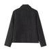 Color-Goods Autumn Winter Star Chanel Coat Double Breasted Color Matching Woolen Jacket-Fancey Boutique