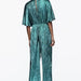 Color-Winter Metal Series Small Pleated Long Jumpsuit-Fancey Boutique