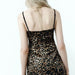 Color-Personalized Leopard Print Silk Satin Texture Short Dress-Fancey Boutique