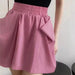 Color-Women Clothing Fashionable All-Match Pleated Casual Shorts with Pockets-Fancey Boutique