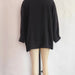 Color-Black-Loose Long Sleeved Shirt Office Elegant Women-Fancey Boutique