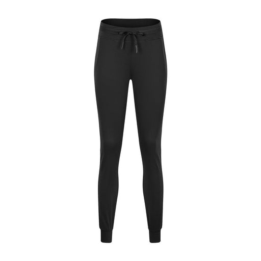 Color-Black-High Waist Yoga Pants Women Drawstring Quick Drying Elastic Running Fitness Pants Slim Fit Slimming Tappered Sports Pants-Fancey Boutique