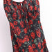 Color-Women Rose Jacquard Printed Slim Waist Fishtail Cami Dress-Fancey Boutique