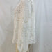 Color-Summer Women White Crochet Long Sleeve Collared Shirt-Fancey Boutique