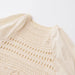Color-Autumn Women Clothing Simple Graceful round Neck Stitching Sleeve Sweater-Fancey Boutique