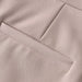 Color-Women round Neck Blazer High Waist Flared Pants Suit-Fancey Boutique