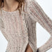 Color-Slim Fit Sexy Sweet Spicy Design Hollow Out Cutout Out Asymmetric Sweater Blended-Fancey Boutique