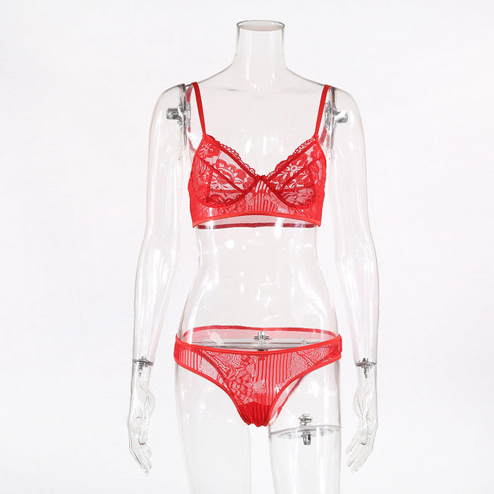 Color-Red-Sexy Underwear Lace Sets Summer Arrival Lace Set-Fancey Boutique