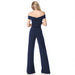 Color-Dress Women Clothing off Neck Casual Jumpsuit-Fancey Boutique