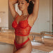 Color-Sexy Underwear Lace See-through Three-Point Temptation Bra Panties Two-Piece Suit-Fancey Boutique