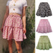 Color-Ladies Floral Skirt Little Daisy Printed Pleated Skirt for Women-Fancey Boutique