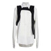 Color-Independent Design Exquisite Organ Pleated Niche Heavy Industry Loose Boyfriend White Shirt Two Piece Vest Set-Fancey Boutique
