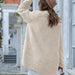 Color-Long Sleeve Teddy Coat with Pockets-Fancey Boutique