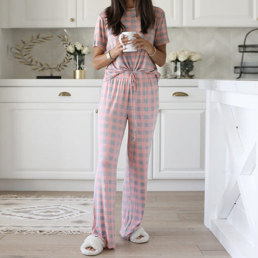 Color-New Women Clothing Printed Two Piece Suit Pajama Set Pajamas-Fancey Boutique